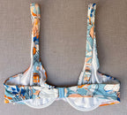 Abstract Print Underwire Bikini Top